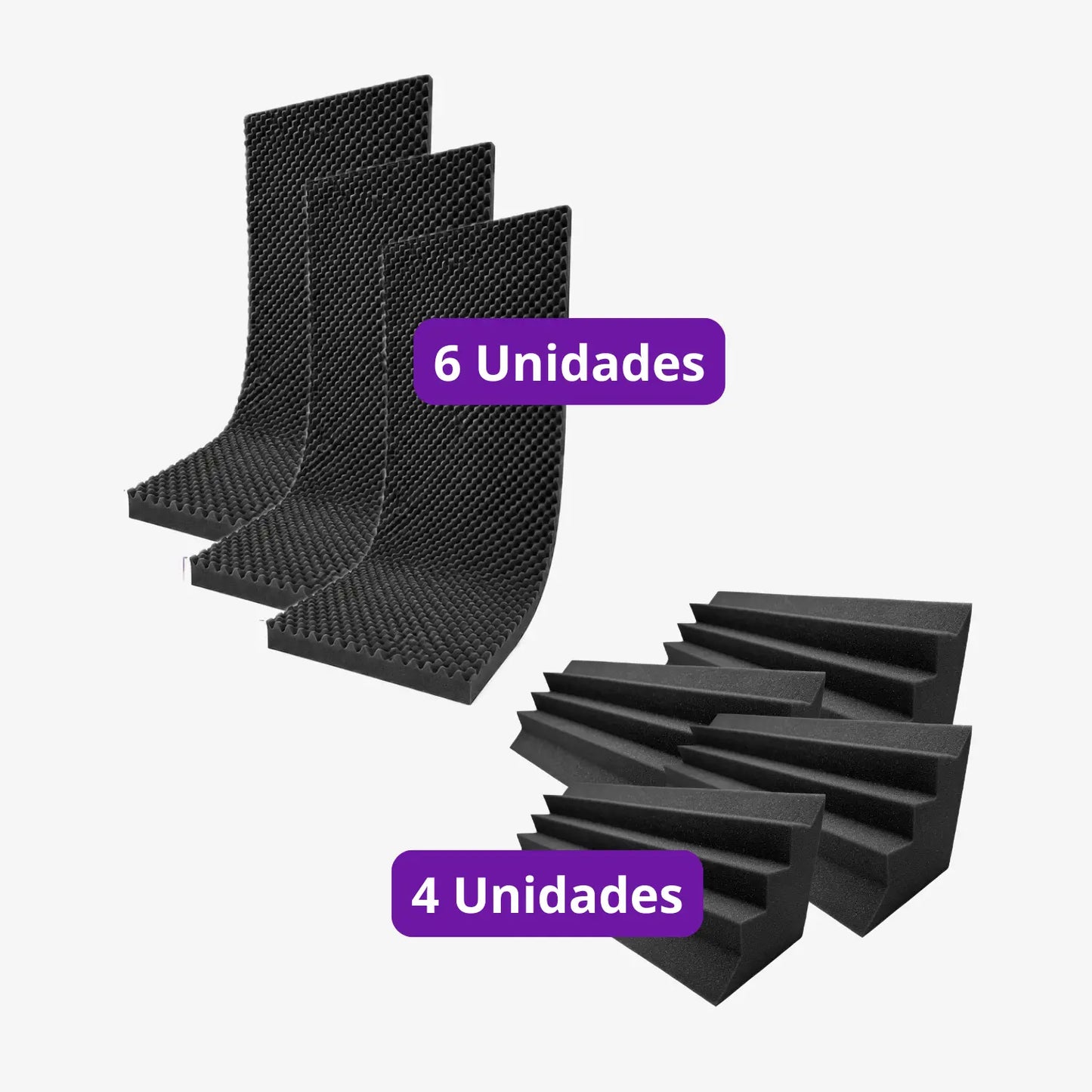 Pack Espuma Acústica + Trampas para Graves — Habitación 3x4m Nivel Principiante