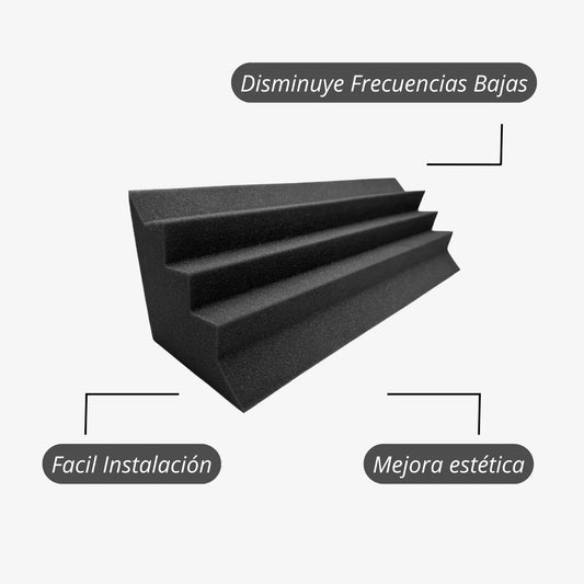 panel acustico bajos medianos para tratamiento acustico profesional