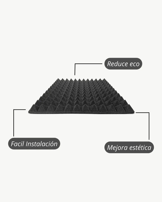 espuma acustica grande caracteristicas