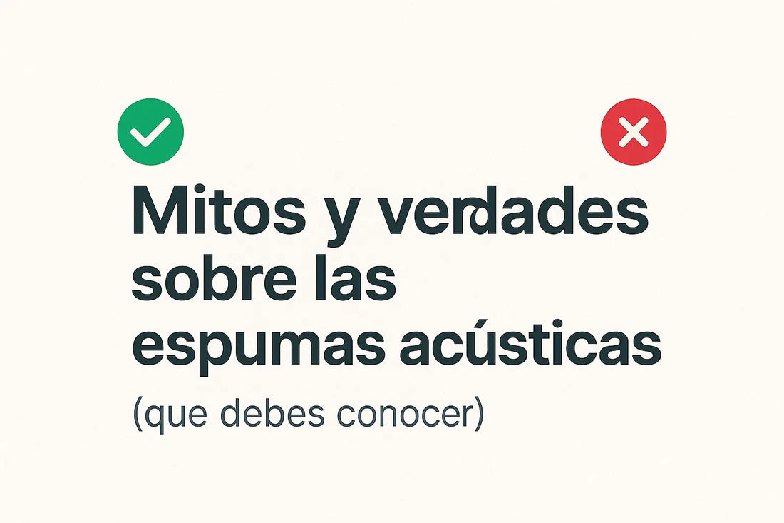 ¿Qué tan efectiva es la espuma acústica? Mitos y verdades explicados con claridad