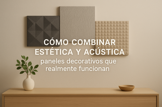 Cómo combinar estética y acústica: paneles decorativos que realmente funcionan