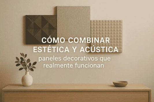 Cómo combinar estética y acústica: paneles decorativos que realmente funcionan