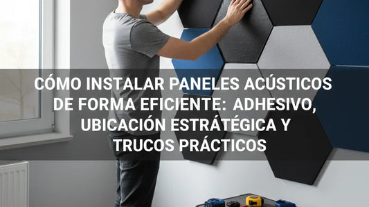 Cómo instalar paneles acústicos con estética profesional: adhesivos, patrones y formas de colocación