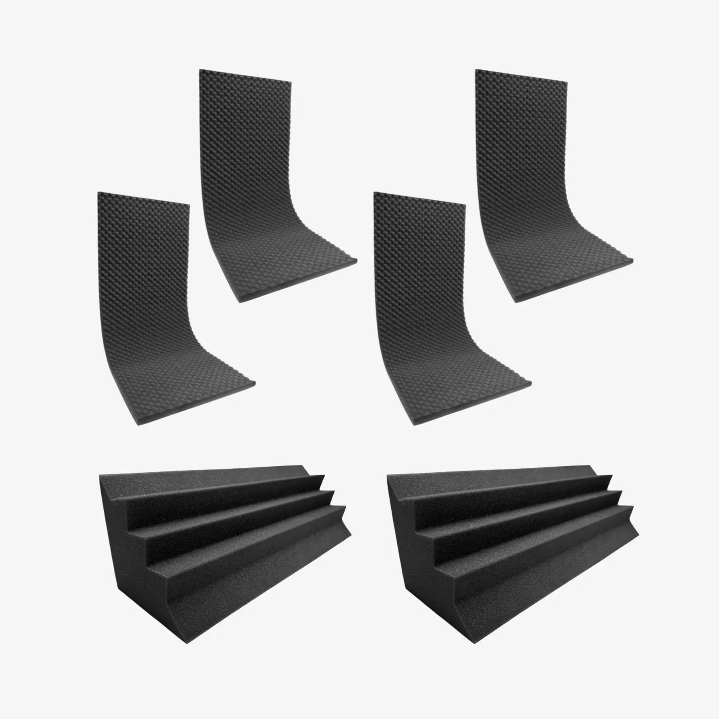 Pack Espuma Acústica + Trampas para Graves — Habitación 3x3m Nivel Principiante