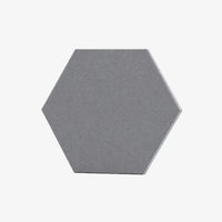 Panel hexagonal color gris