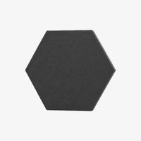 Panel hexagonal color negro