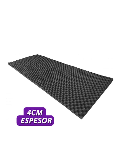 Espuma acústica 190x75x4cm alta calidad