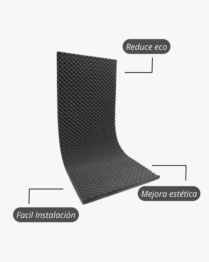 Panel de espuma acústica de alta densidad para paredes