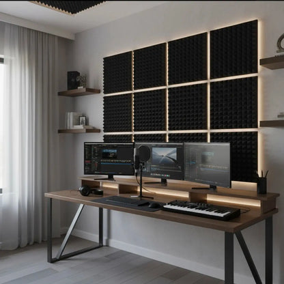 espuma acustica piramide pack