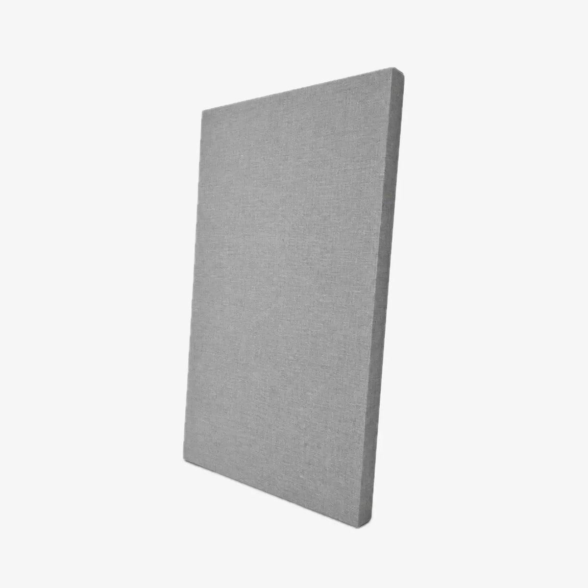 panel acustico gris sobre fondo blanco
