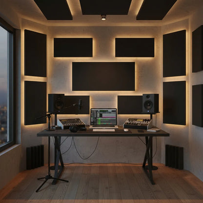 Panel acustico lana mineral 50mm