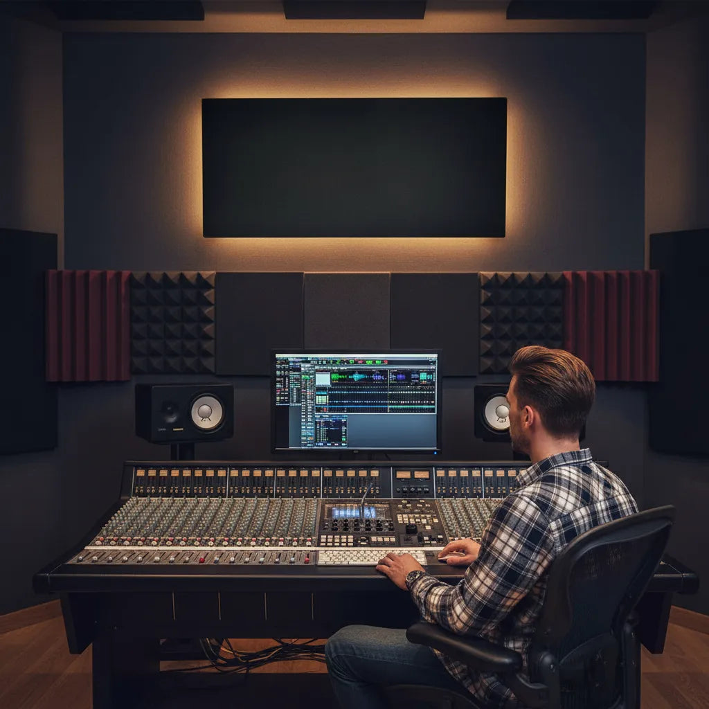 Panel acustico lana mineral 50mm